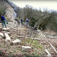 Natursteinmauer